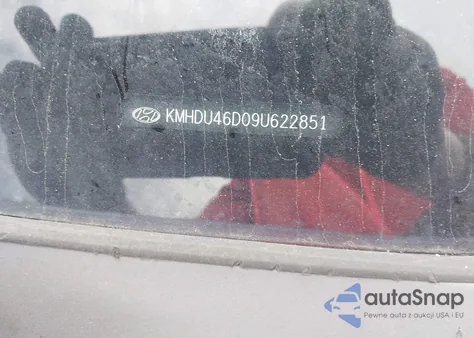 2009 Hyundai Elantra Gls from USA, damaged, VIN KMHDU46D09U622851